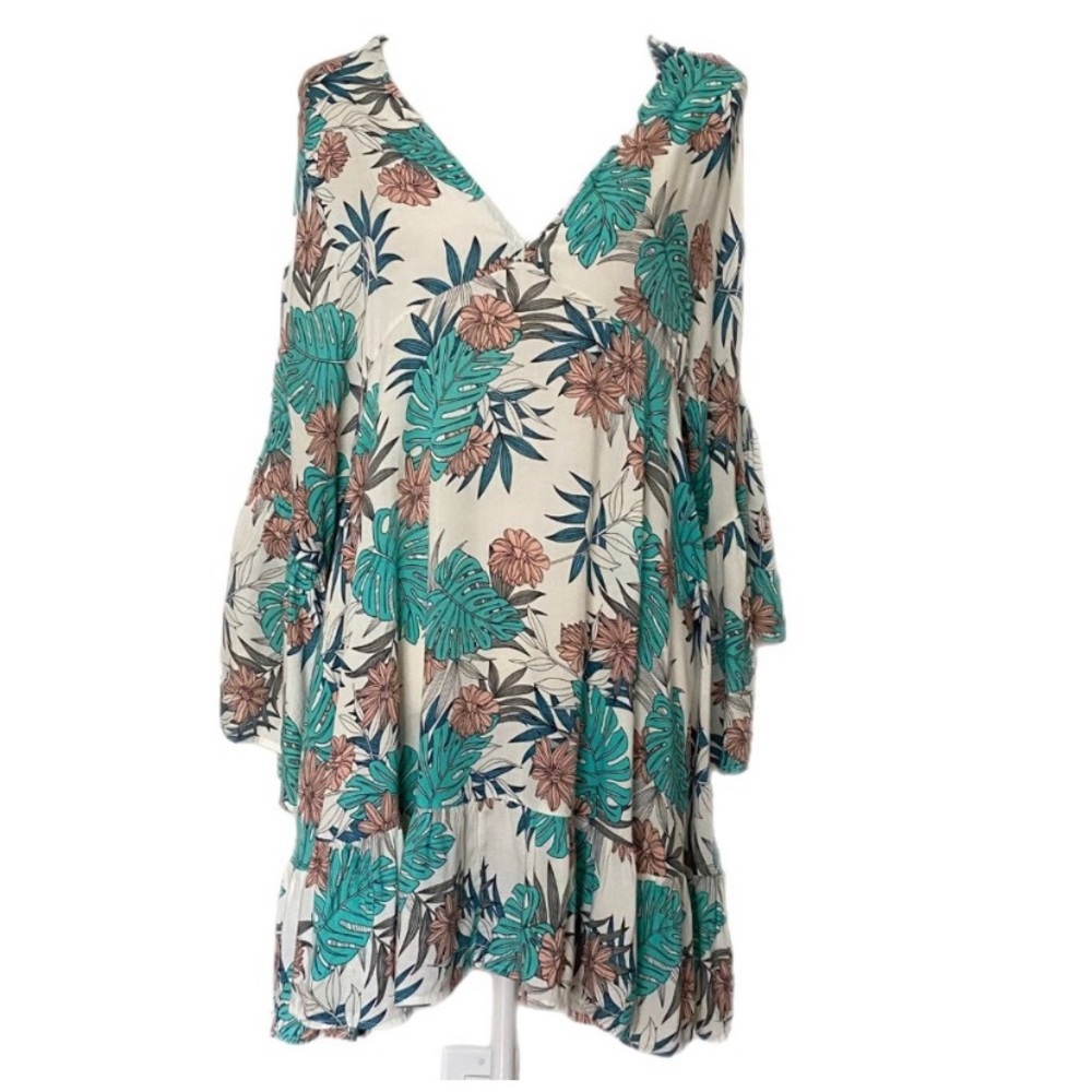 Boho V-Neck Beach Cover up